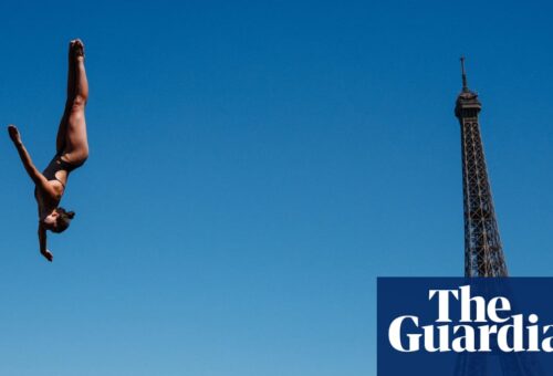 High Divers Make a Splash in Paris as Seine Water Quality is Tested