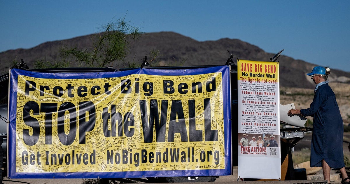 Trump Halts Border Wall Construction in Big Bend National Park