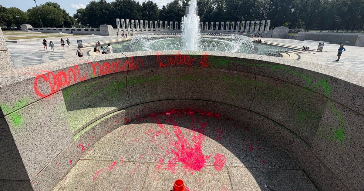 Woman Charged with Vandalizing World War II Memorial in Washington, D.C.